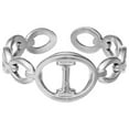 thumbnail image 1 of TIMIFIS Silver Rings Titanium Steel Plated 26 Letter English Opening Finger Hollow Valentine'S Day Gift, 1 of 1