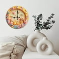 thumbnail image 6 of Cute Flower Wall Clock for Kids Room Decoration 10-Inch Silent Wooden Wall Clock, Battery Operated (AA Batteries Not Included), Artistic Home Decor, 6 of 7