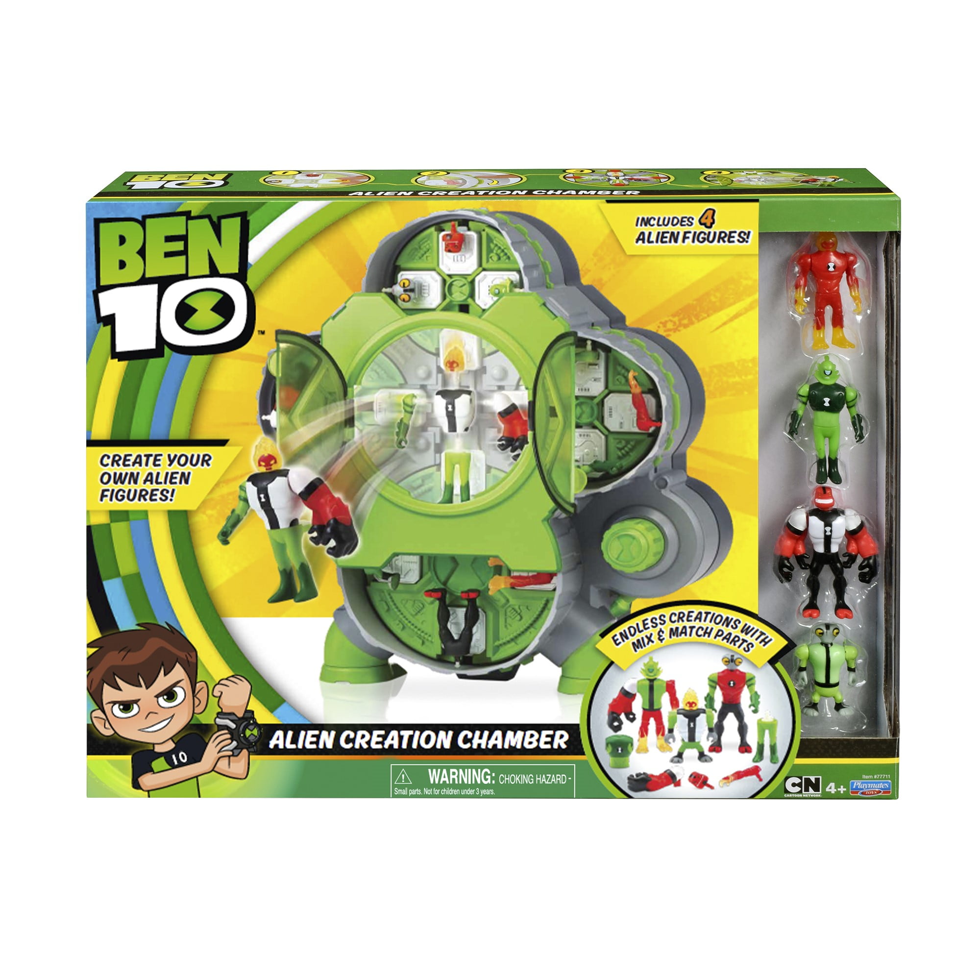 ben 10 alien creation chamber extra figures