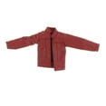 thumbnail image 2 of Abrigo de Mujer a Escala 1:12, Disfraz de en Miniatura, Disfraz de Chaqueta de Figura Femenina Informal Elegante para Figuras de Acción de 6 P rojo Hugo Abrigo en miniatura, 2 of 10