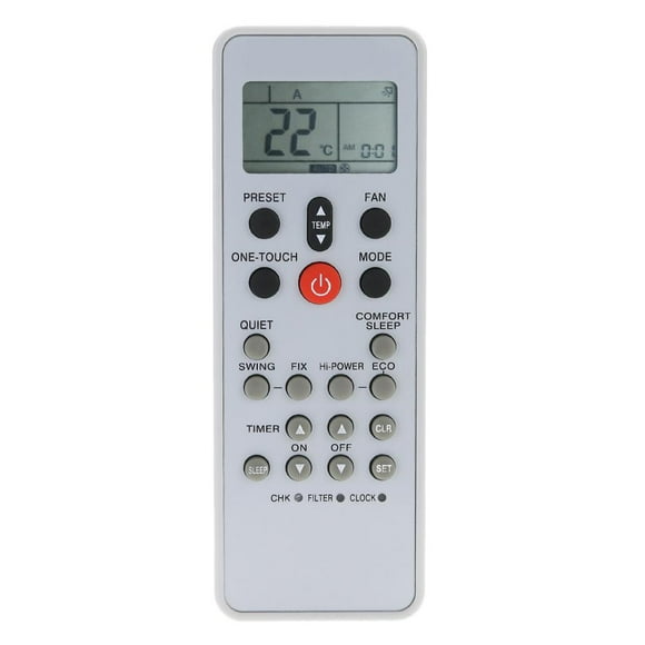 Peggybuy 5Pcs Air Conditioner Remote Control Replacement Air Switch White for Toshiba WC-L03SE