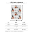 thumbnail image 4 of Throw Blanket for Couch Sofa and Bed, Eiffel Towers rose Super Soft Plush Throw Blanket, Fuzzy Cuteness Comfy Warm Washable Flannel Blanket & Throws for All Season 50"x40", 4 of 5