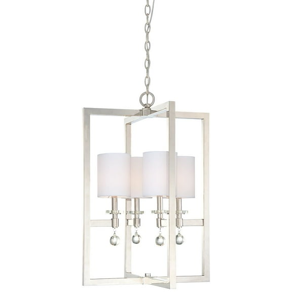 N6841-613-Minka Metropolitan-Chadbourne - 29 Inch Four Light Pendant -Traditional Installation