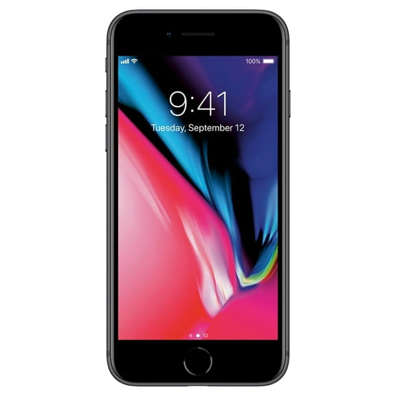Restored Apple iPhone 8, GSM Unlocked 4G LTE Gray, 64GB (Refurbished)