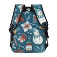 thumbnail image 4 of Disketp Christmas Snowman Gift Mochila Estampada para Hombre y Mujer – Mochila Ligera Clásica con Múltiples Bolsillos para Universidad, Trabajo y Viajes-One Size, 4 of 5