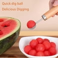 thumbnail image 4 of Ounissouiy Rebanador de sandía mango de cepillado reemplazo de mano reutilizable lavable hogar cocina fruta cuchara Accesorios Cocina y Comedor tipo 3, 4 of 6