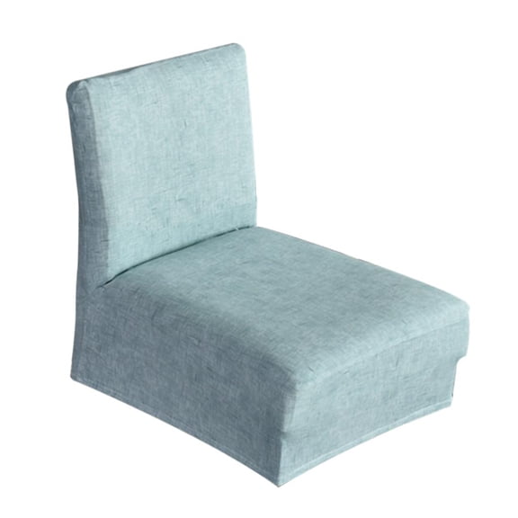 FytStycale Low-back Chair Seat Cover Counter Stool Slipcover for Home Kitchen Banquet Party Blue