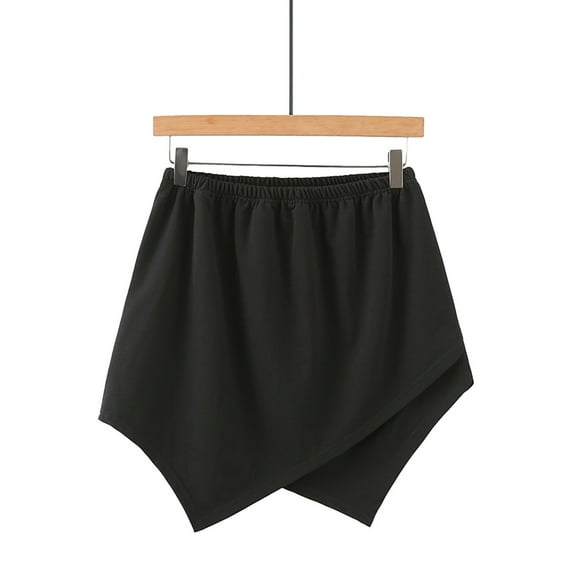 Viikei Plus Size Skirts for Women Layered Tiered Sheer Irregular Hem Extender Half Slip Plus Size