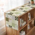 thumbnail image 6 of Table Runners 90 Inches Long Dress Scarves, Spring Floral Farmhouse Coffee/Dining/Kitchen Table Runner for Living Room, Yellow Flowers Botanical Patchwork Grid Bohemia 13x90 Inch, 6 of 9