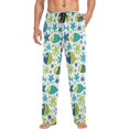 thumbnail image 4 of Asian Style Boho Pajama Pants Mens Lounge Pants Lightweight Men Pajama Bottoms with Drawstring Pockets, 4 of 7