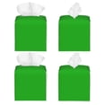 thumbnail image 2 of Tissue Green Box Cover Holder, Square by Xecao - Leather Decorative Organizer for Tabletop, Bathroom, Car, Office, 2 of 8