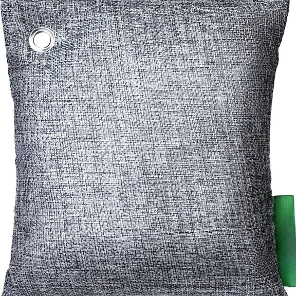 Large 500g Activated Bamboo Charcoal Odor Absorber - Air Purifying Bags with Hooks for Home Car Pet Odor Elimination