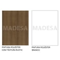 thumbnail image 4 of Ropero Closet Madesa Dallas 2 Puertas Corredizas 2 Cajones con Pies Marrón/Blanco, 4 of 4