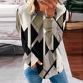 thumbnail image 1 of Pntutb Mujer Cuello Redondo Moda Casual Manga Larga Estampado Sudadera tops Blusa Pntutb Pntutb-7299, 1 of 5