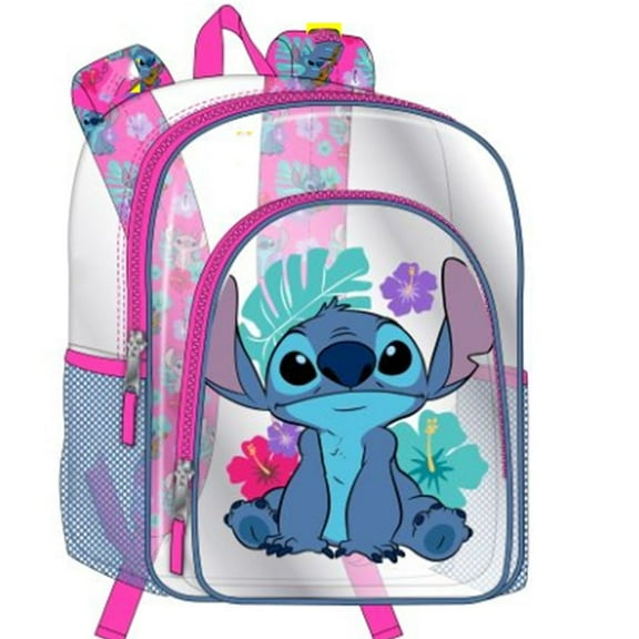 Stitch Transparent 16" Backpack