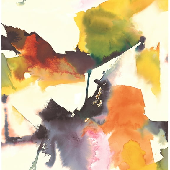 Harry & Grace Watercolor Block Peel and Stick Wallpaper