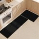 thumbnail image 1 of Granjero Gordo Alfombra de baño, alfombra de baño peluda de felpa antideslizante, lavable a máquina y seca, color negro, 24 x 16 pulgadas, 1 of 5