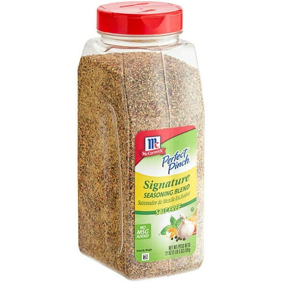 McCormick Perfect Pinch Salt-Free Signature Seasoning Blend 21 oz. - 6/Case