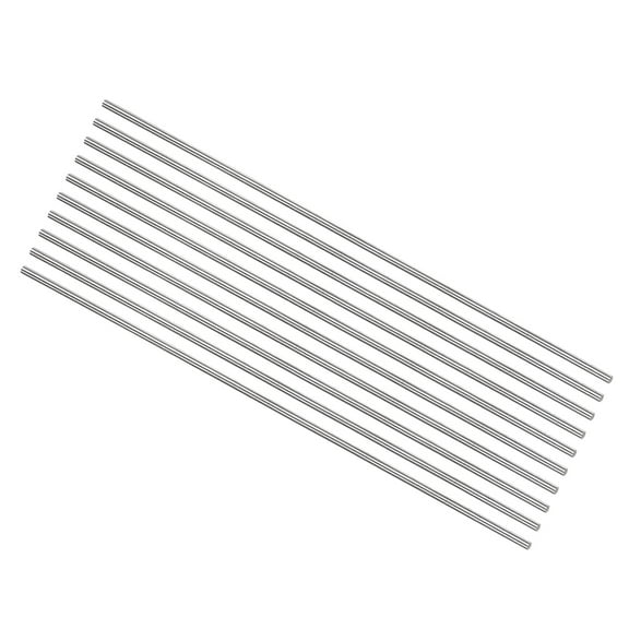 Uxcell Round Metal Rods 2.2mm x 200mm High Speed Steel (HSS) Lathe Bar Stock Tool 10 Pieces