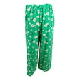 thumbnail image 2 of Maison Jules Women's Petal-Print Culotte Pants (S, Green Petal Flu), 2 of 3