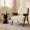 Beige, variant on HASLE Accent Chair, Mid-Century Modern Armchair with Thick Cushion, Velvet Upholstery, Solid Wood Arms & Legs, Living Room Bedroom, Beige