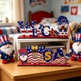 thumbnail image 5 of Nkmbld 2Pcs 4th of July Wooden Table Decor Patriotic Wood Sign Tabletop Centerpiece for Independence Day Office Desk Kitchen Tiered Tray Decor Shelves, 5 of 8