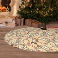 thumbnail image 6 of Sikiie Cute Cats 4 30-48 inches {designName} Print Christmas Tree Skirt Snowman Xmas Tree Skirt with Edge Christmas Decorations for Holiday Party36", 6 of 7
