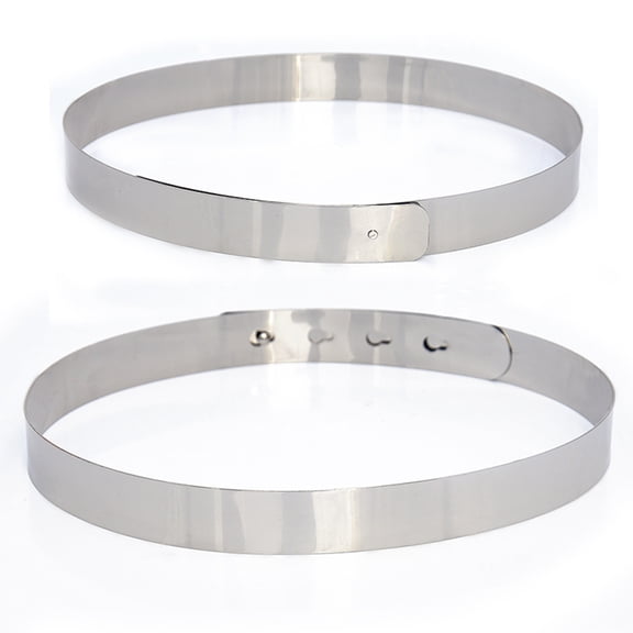Women Metal Chain Belt Slim Fit Gold Silver Thin Fashion Dress Accessory