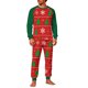 thumbnail image 2 of Pijama navideño para hombre, blusa y pantalones con estampado navideño a cuadros., 2 of 5