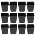 thumbnail image 1 of WRITWAA 50Ud Macetas Plásticas Pequeñas Negras Con Orificios Para Drenaje Para Germinación Y Semilleros, 1 of 6