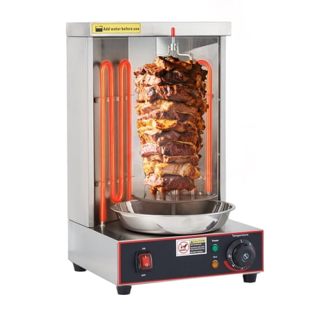 Electric Shawarma Machine, 3000W Doner Kebab Machine Shawarma Grill Machine, Vertical Rotating Countertop Rotisserie Oven for 5-13 Lbs Meat, Vertical Broiler Shawarma Gyro Meat Cooker Machine