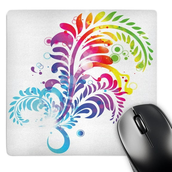 3dRose, A Large Psychedelic Flourish, MousePad