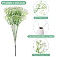 thumbnail image 2 of Uxcell 12-Pack Artificial Baby's Breath, Faux Gypsophila Plastic Bouquets for Home Decor/Wedding[White], 2 of 6