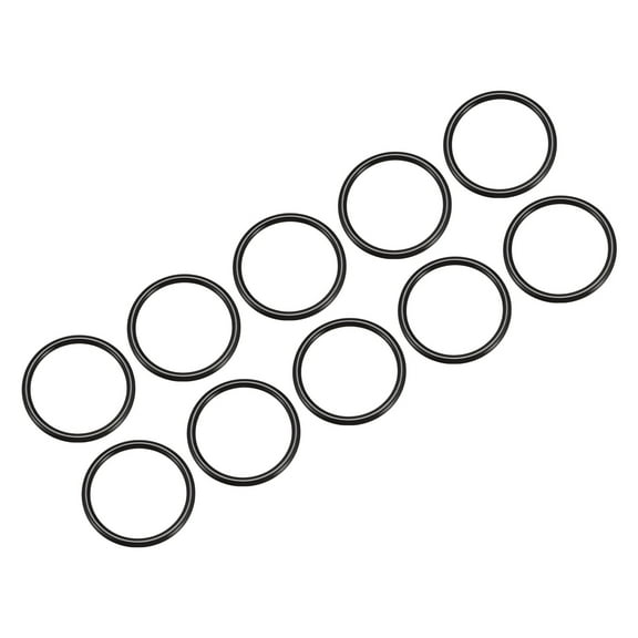 Uxcell 4.8" Dia Round Purse Handles Handbag Handle Replacement for DIY Making, 10Pack Black