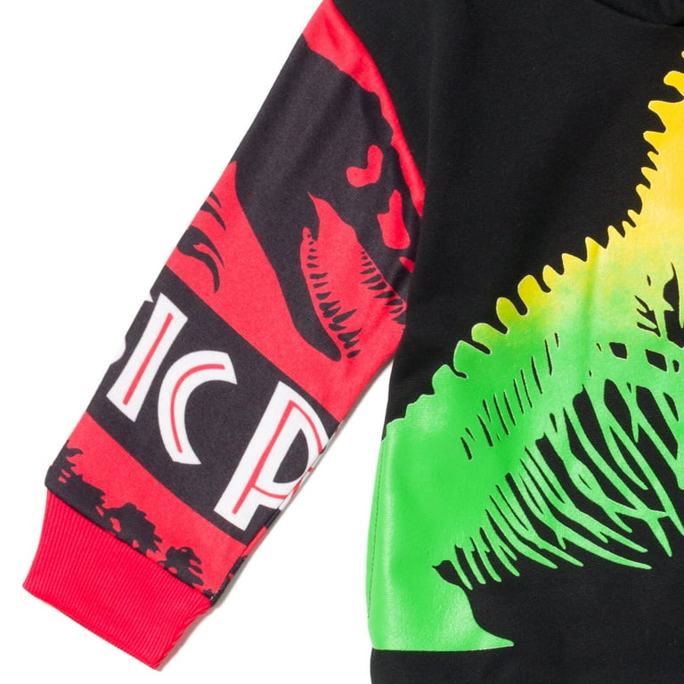 Jurassic World Hoodie Plus Size Boys Girls Hoodie Kids Green One Size