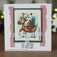 thumbnail image 5 of Woodware Clear Singles Rudolph Pressies 4 in x 6 in Stamp, 5 of 6