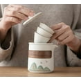 thumbnail image 4 of Quick Drink Cup Travel Tea Set Kung Fu TeaSet Ceramic Portable Teapot Porcelain Teaset Gaiwan Tea Cups Of Tea Ceremony, 4 of 7
