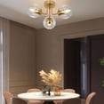 thumbnail image 2 of GoYeeL 18.11 inches Modern Dimmable 3-Light Light Gold, 2 of 8