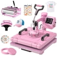 thumbnail image 1 of Máquina de sublimación Slendor 38x38 cm 5 en 1 110V rosa, 1 of 9