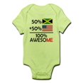 thumbnail image 1 of CafePress - Half Jamaican Half American Body Suit - Baby Light Bodysuit, 1 of 1