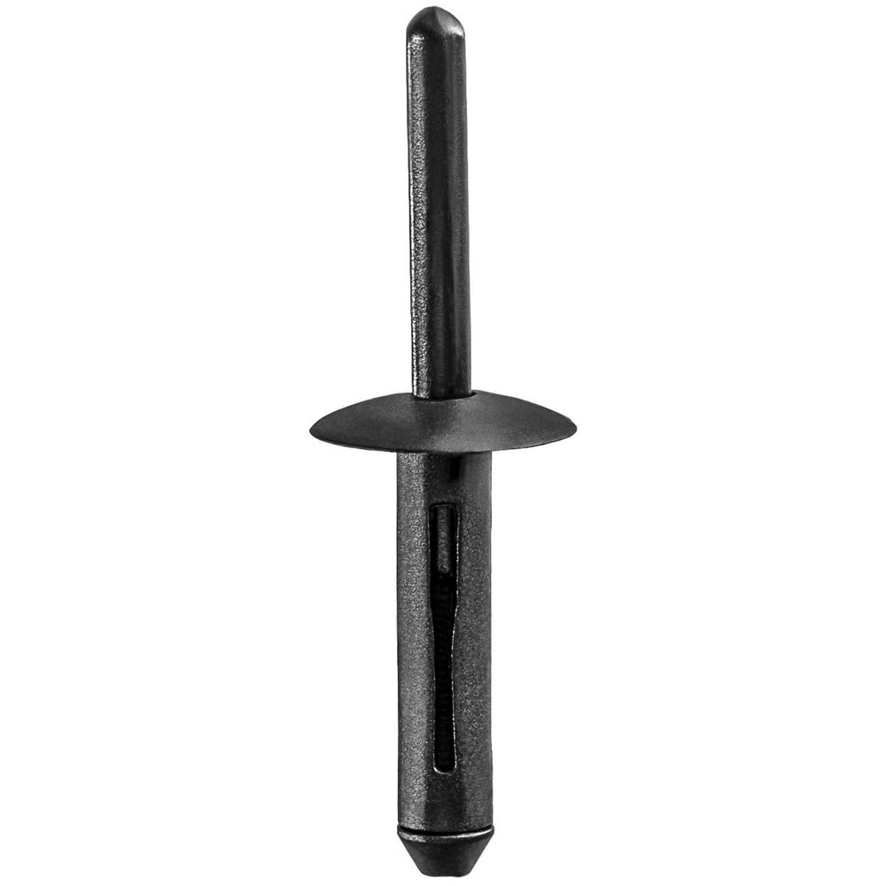 25 Black Nylon Rivets 1/4" Diameter 5/32"3/8" Grip