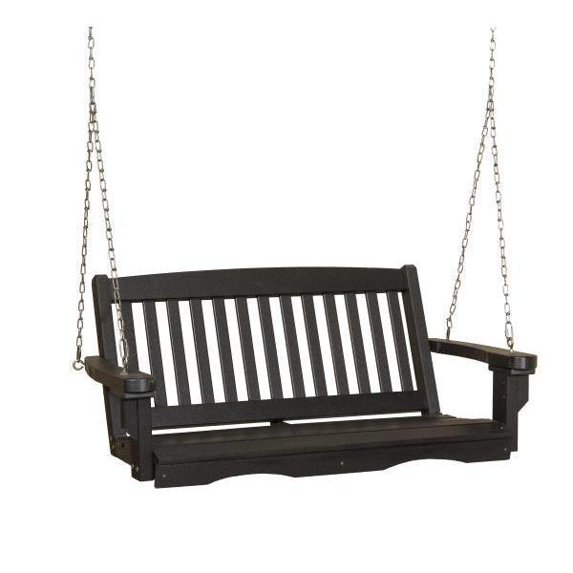 Classic Mission 4' Eco Plastic Porch Swing