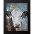 thumbnail image 2 of Grey, Jace 12x14 Black Modern Framed Museum Art Print Titled - Cow Scales, 2 of 5