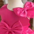 thumbnail image 6 of Zwiiyzr Baby Girl Tulle Dress Baby Birthday Party Princess Dress Tutu Dresses for Toddler Girls 1-6 Years Hot Pink, 6 of 8