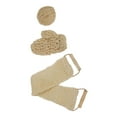 thumbnail image 4 of Shower Loofah Set, 3pcs Exfoliating Deep Clean Body Scrubber Set  For Bathroom, 4 of 8