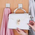 thumbnail image 3 of 4pcs H H D For Er, Less Steel Utility Hooks For Towel, Loofah, Robe And Coat, Bath Kit Izer, , P, 3 of 5