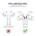 thumbnail image 4 of 3 Pairs AirPods Pro Ear Hooks Covers Added Storage Pouch Accessories Compatible with Apple AirPods Pro, 4 of 9