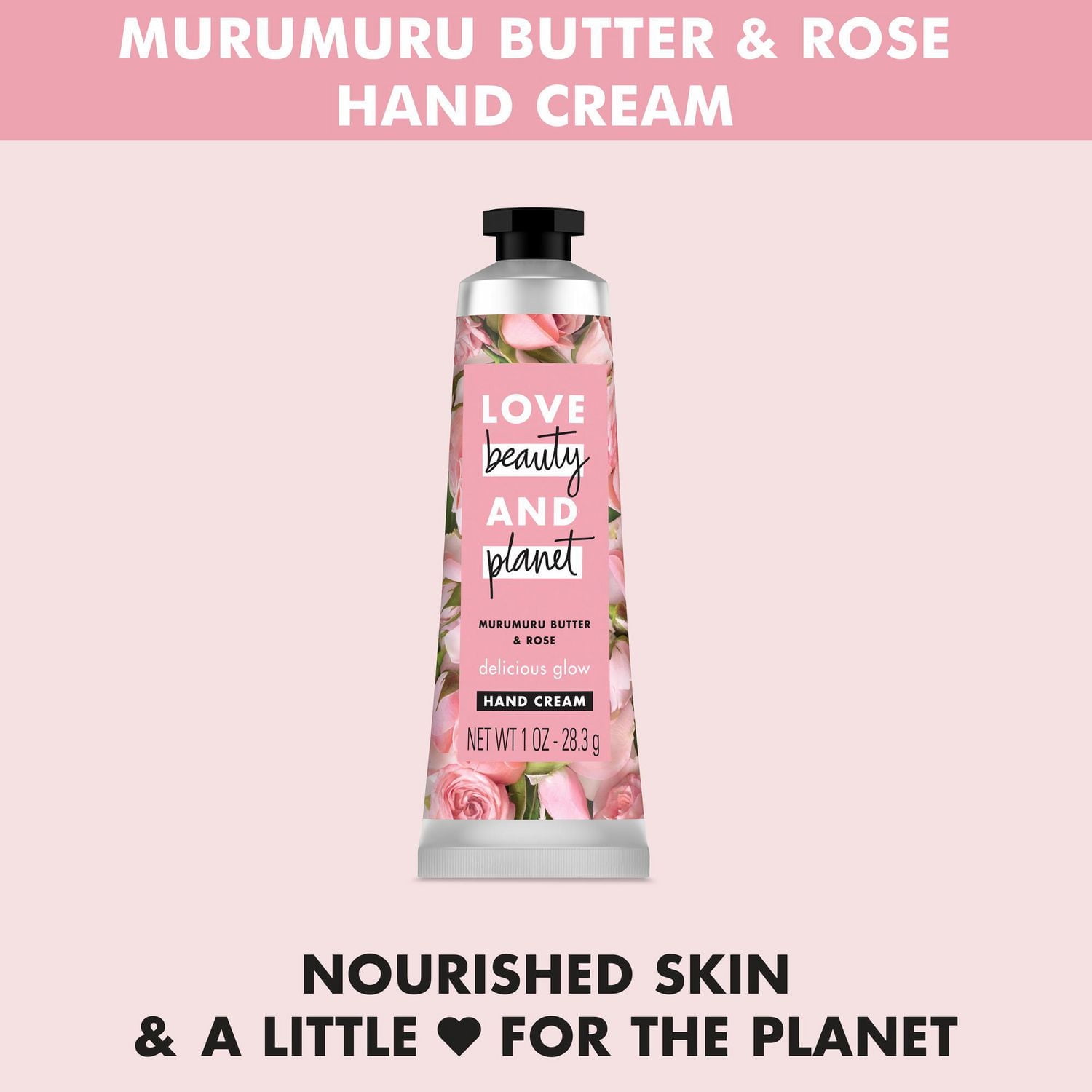 Crème pour les mains Beurre de Muru et huile de rose Love Beauty and Planet