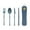 Blue, variant on Spoons and Forks Set,Spoons and Forks Set,Rotating Box Knife Fork Spoon Chopsticks Portable Tableware Set for Outdoor Travel of Students.,Forks and Spoons,Fork and Spoon Set,Spoons and Forks