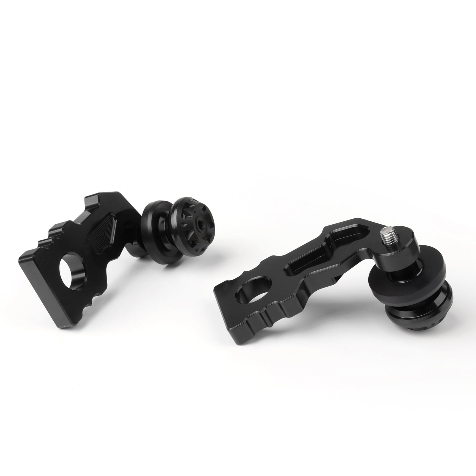 Buy Aluminum Black CNC Swingarm Spools Adapter Mounts For
